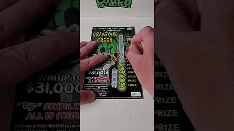 NEW Lottery Tickets Graveyard Green Scratch Offs! #lottery