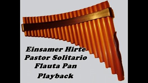 Einsamer Hirte 2 versão _ pastor Solitário - Flauta Pan - Play back - Pista - Backingtrack .