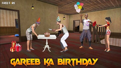 Gareeb ka Birthday [ Poor's Birthday ] Free Fire Emotional Story in Hindi || Free Fire Story