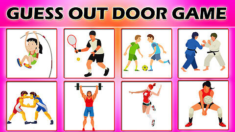 Guess the Name of Out door Game quiz | Can You Guess the game | Quiz No Minds