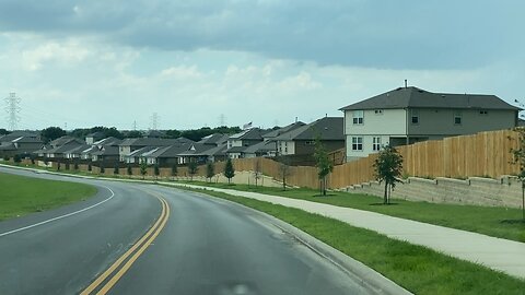 Driving through Converse, Texas