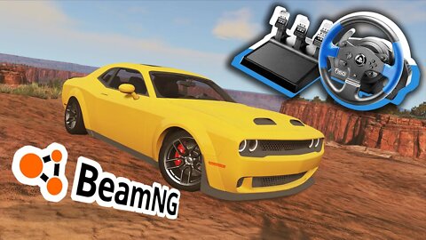 Dodge Challenger Redeye | BeamNG.drive | Thrustmaster T150 Pro