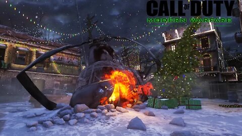 Call of Duty Modern Warfare Remastered Multiplayer Map Winter Crash Gameplay