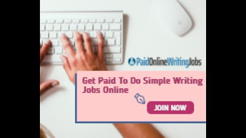 PAID ONLINE WRITING JOBS $$$