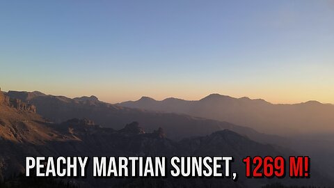 Martian Sunset in the Gran Canaria Mountains!🌋