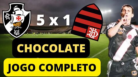 TBT CHOCOLATE JOGO COMPLETO | VASCO 5 X 1 FLAMENGO