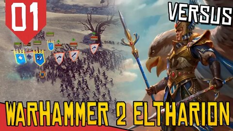 CAMPANHA VERSUS! Batman contra Gordo - Total War Warhammer 2 Eltharion #01 [Gameplay Português PTBR]