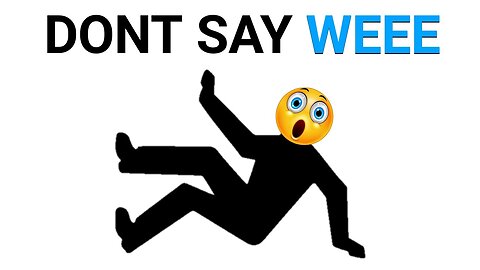 *NEW* Don't Say WEEE while watching this video