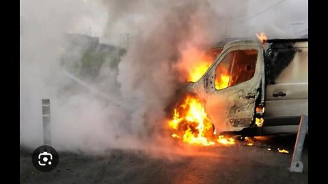 "Crazy Crash! Car vs Van: When Road Rage Goes Wrong!"