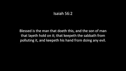 Isaiah Chapter 56