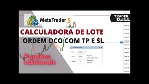 COMO CALCULAR LOTE - CALCULADORA DE LOTE / FOREX / HK50/INDEX E ORDEM OCO COM TP E SL META TRADER