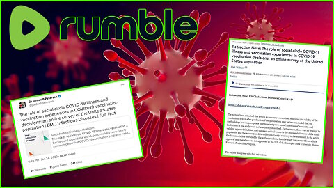 The Covid Research Paper Coverup [Rumble Exclusive]