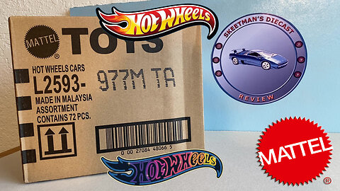 Unboxing 2022 Hot Wheels Mattel M Case