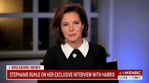 Stephanie Ruhle's Excuses For Dingus Kamala Not Answering 1 Single Question Make Her Look Even WORSE