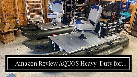 Amazon Review AQUOS Heavy-Duty for One 8.8plusft Inflatable Pontoon Boat with Stainless Steel G...