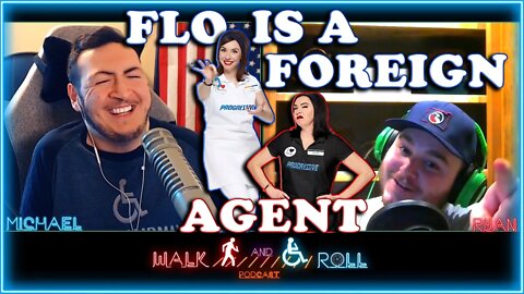 Alex Jones Uncovers Flo The Foreign Agent | Walk And Roll Podcast Clip