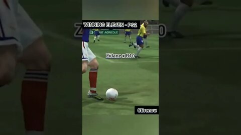 ZIDANE X RONALDINHO GAÚCHO - WINNING ELEVEN ( PRO EVOLUTION SOCCER): PS2