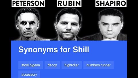 Jordan Peterson - Ben Shapiro - Avi Yemini are Shills Working for The Devil