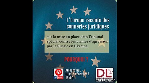 Création d'un tribunal spécial contre les crimes d'agression 5 décembre 2022 www.droits-libertes.be