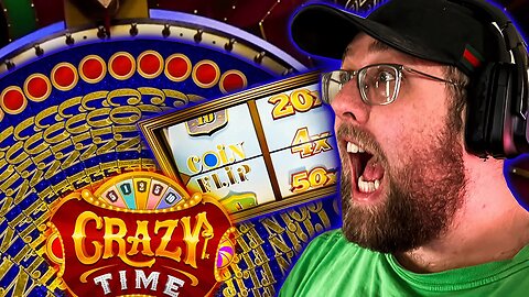 BIG WIN ON 4X TOP SLOT COIN FLIP CRAZY TIME!