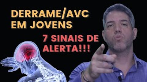 SINAIS E SINTOMAS DE AVC EM JOVENS