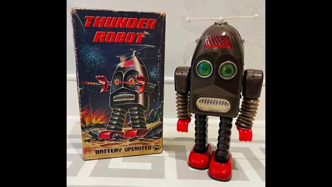 The Iconic! ORIGINAL!! Thunder Robot is a staple for Robot Collectors