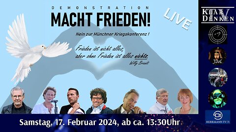 🔴💥LIVE - MACHT FRIEDEN! aus München💥