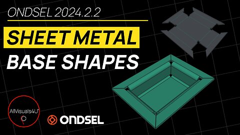 ⚡ Make THIS In 2 Minutes - Sheet Metal Design - Ondsel ES - FreeCAD Sheet Metal | #Shorts