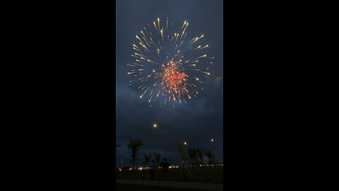 Fireworks in Okotoks Canada Day