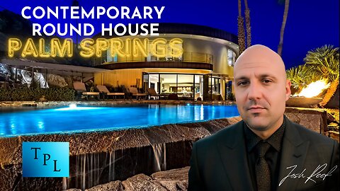 Exclusive $8 Million Contemporary Round House Tour in Palm Springs, Southern California, Revealed Behind Closed Gates