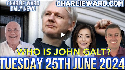 CHARLIE WARD DAILY NEWS BRIEF-JULIAN ASSANGE RELEASED FROM PRISON TY JGANON, SGANON