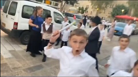 Jewish Kids Attack Christian Tourists In Occupied Palestine - Taught To Hate