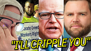 "I'll CRIPPLE YOU!" Teamster READY to DESTROY WORLD, JD VANCE vs TIM WALZ Debate!