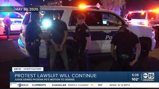 Judge denies Phoenix PD’s motion to dismiss protest lawsuit