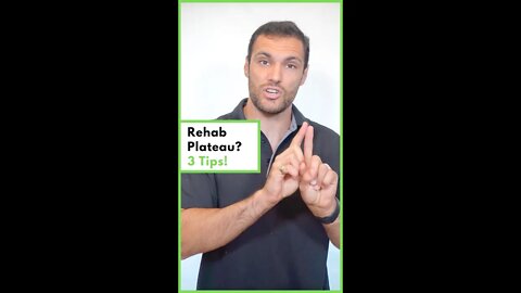 Back Pain Rehab Plateau? 3 Tips!