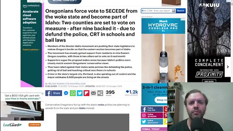 Oregonians force secession vote to separate from Oregon to become part of Idaho