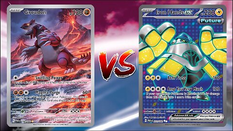 Pokemon TCG Live Groudon Claydol VS Iron Hands EX Miraidon EX!!