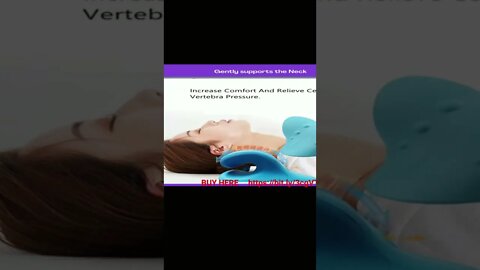 Neck and Shoulder Relaxer Corrector Vertebra Massager Cloud Pillow.