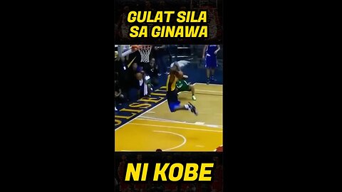 Kobe Bryant picture perfect dunk nagpaduyan-duyan 🤯 #shorts #pba #basketballshorts #kobebryant