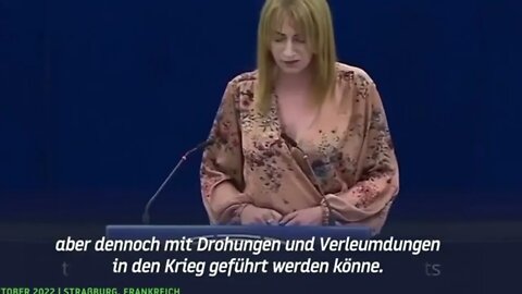 Irische EU-Abgeordnete Clare Daly im EU-Parlament: Im Gegensatz zu Euch bin ich gegen JEDEN Krieg.