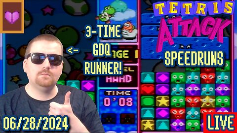 [Tetris Attack Speedruns] Friday Night Salt Mines: Looking to Break World Records Edition, Doods!