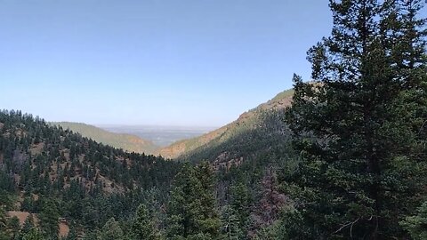 Top view of Helen Hunt Falls trail.