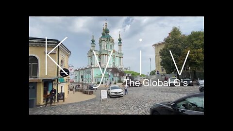 Ukraine: Beautiful Kyiv Киев Центр Андреевский спуск и Михайловская площадь Kyiv Center 🇺🇦