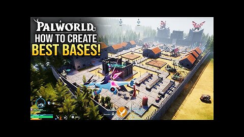 How to build BEST BASE in Palworld - ALL IN ONE - Breeding / Farming / Ranch Base