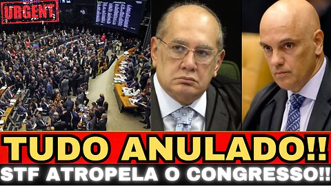 CHOQUE NACIONAL!! STF TOMA DECISÃO AGORA!! TENSÃO MÁXIMA....