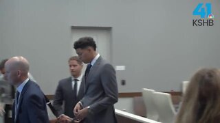 Jackson Mahomes appears in court in sexual battery case