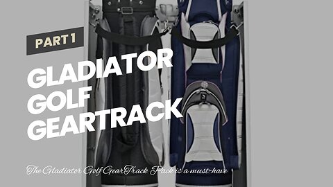 Gladiator Golf GearTrack Pack, GAKT32GFGG