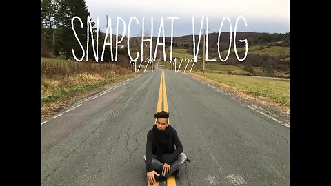 Snapchat Vlog - WEEKEND TRAVEL TO EXPLORE ABANDONED BUILDINGS 11/21-11/22