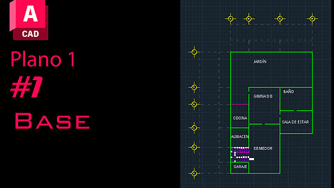 Construccion de casa en AutoCAD (Parte 1.1) #autocad #arquitectura #cad #autocaddrawing