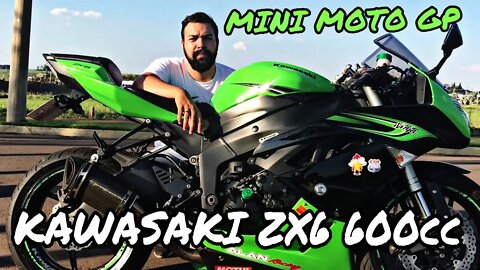 Testando Kawasaki ZX6 R 2011 600cc | Mini Moto GP | Analise Completa | Speed Channel